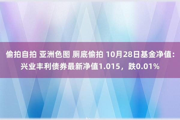 偷拍自拍 亚洲色图 厕底偷拍 10月28日基金净值：兴业丰利债券最新净值1.015，跌0.01%