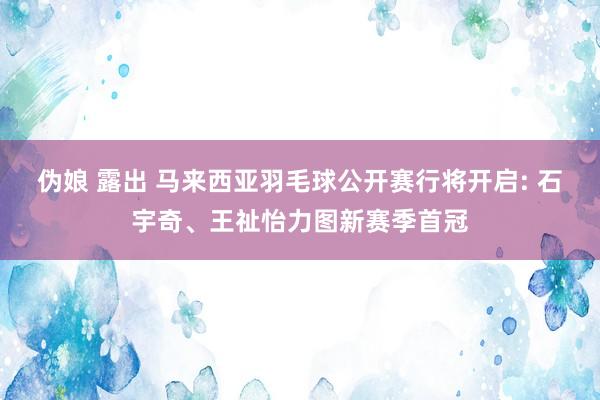 伪娘 露出 马来西亚羽毛球公开赛行将开启: 石宇奇、王祉怡力图新赛季首冠