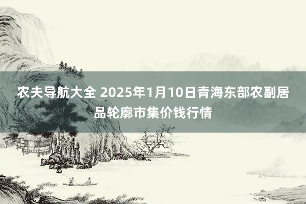 农夫导航大全 2025年1月10日青海东部农副居品轮廓市集价钱行情