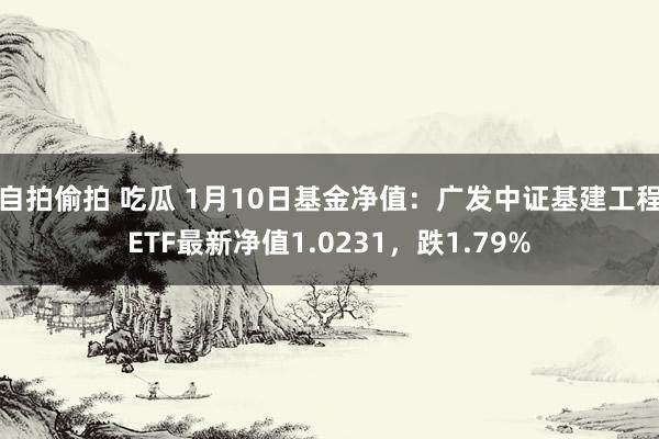自拍偷拍 吃瓜 1月10日基金净值：广发中证基建工程ETF最新净值1.0231，跌1.79%