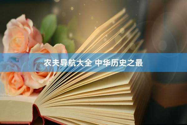 农夫导航大全 中华历史之最